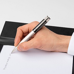 Hugo Boss Gear Ribs Chrome Ballpoint