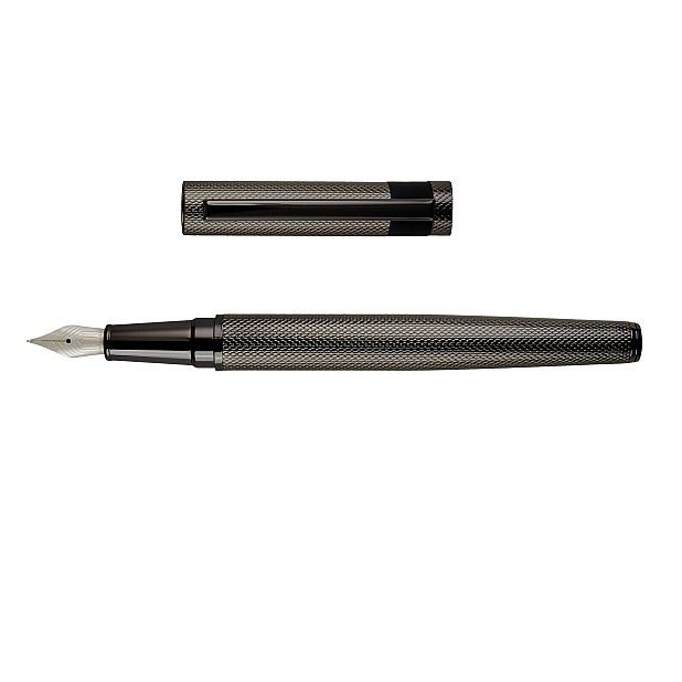 Hugo Boss Loop Diamond Gunmetal Fountain pen
