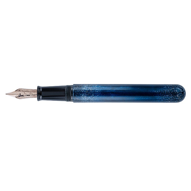 Ikkaku by Nahvalur Urushi Moon Trilogy Blue Moon SE Fountain pen