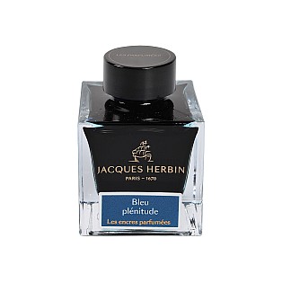 Jacques Herbin Scented Bleu Plénitude Ink - Ink Bottle