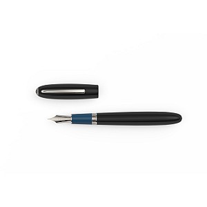 JanZander Design Alter Ego Ebonite ST Blue Grip Plumo Estilográfica