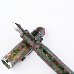 Kanwrite Legacy Green Crush Ebonite CT Caneta de Tinta Permanente