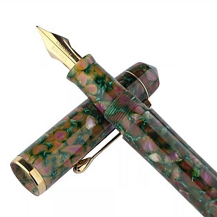 Kanwrite Legacy Green Crush Ebonite GT Plumo Estilográfica