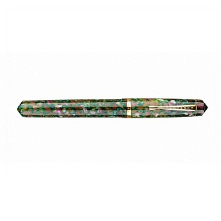 Kanwrite Legacy Green Crush Ebonite GT Plumo Estilográfica