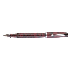 Kanwrite Legacy Swirl Red Black Ebonite CT Reservoarpenna