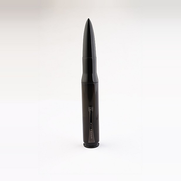Pióro wieczne Kanwrite Magnum Bullet w kolorze onyksowej czerni, z ebonitu BT