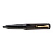 Pluma estilográfica Kanwrite Magnum Bullet, color negro ónix, de ebonita GT