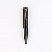 Pluma estilográfica Kanwrite Magnum Bullet, color negro ónix, de ebonita GT