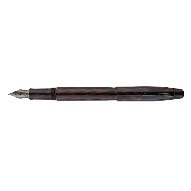 Kanwrite Mammoth Crimson Red Swirl Ebonite BT reservoarpenna