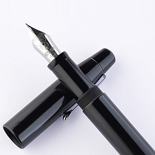 Kanwrite Mammoth Onyx Black Ebonite CT Reservoarpenna
