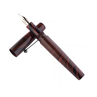 Kanwrite Mozart Crimson Dusk Ebonite BT Caneta de Tinta Permanente