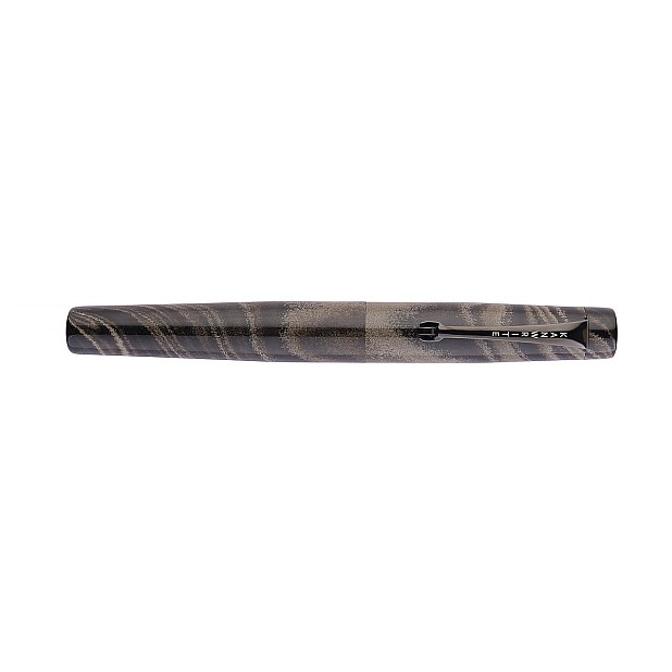 Caneta de tinta permanente Kanwrite Mozart Graphite Gold Ebonite BT