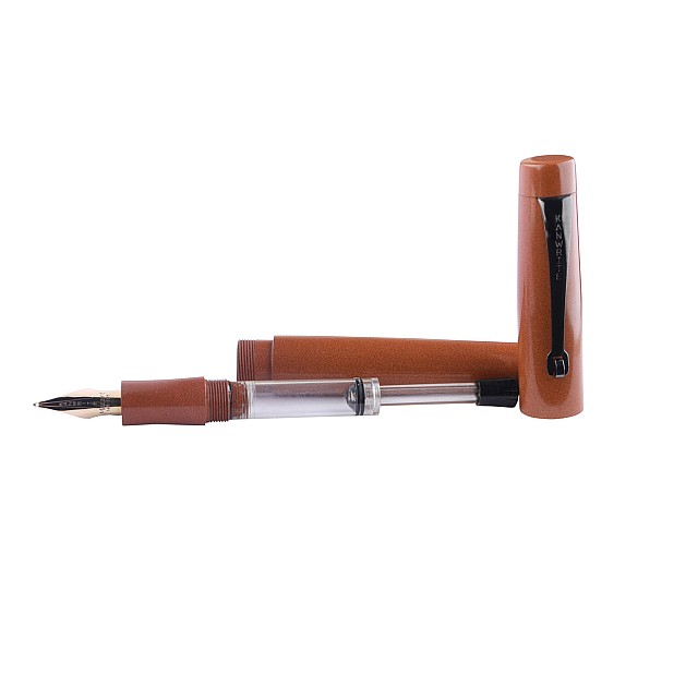 Caneta-tinteiro Kanwrite Mozart Saffron Sands Ebonite BT