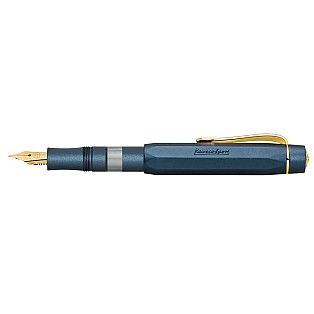 Kaweco AL Sport Navy Blue Piston Vulpen 