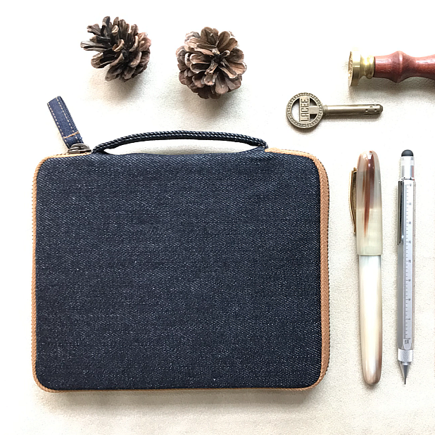 Kyoku Haku Denim Zippered Penetui (10-delig)