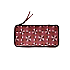 Kyoku Haku Archeology Red Zippered Pen Pouch (Triple)