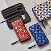 Kyoku Haku Archeology Red Zippered Pen Pouch (Triple)