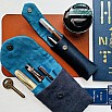 Kyoku Haku Classic Dark Blue Pen Pouch (Single)
