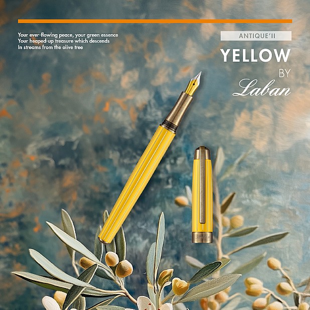 Laban Antique II Yellow Fountain pen