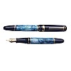 Laban 325 x Brooks Teal Abalone Black GT Fountain pen