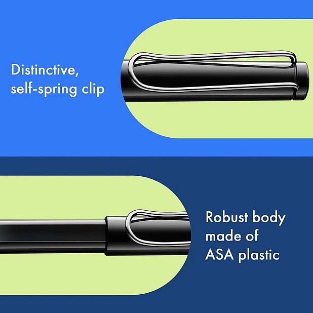 Lamy Safari Zwart Ink Cartridge Rollerball