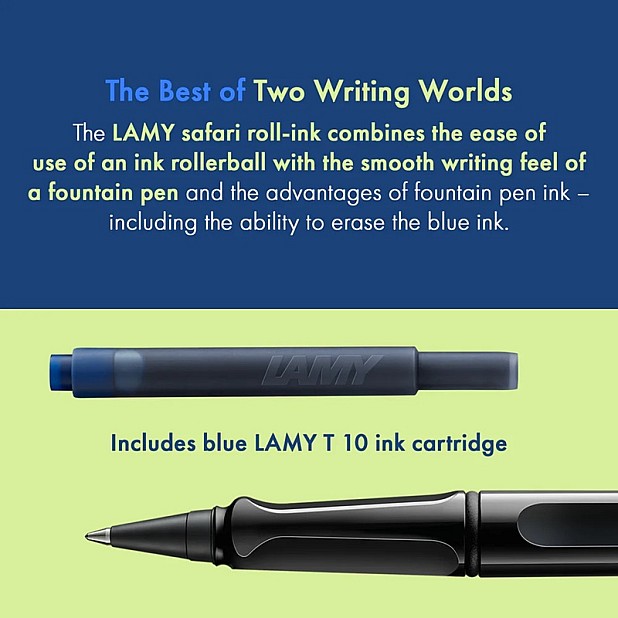 Lamy Safari Zwart Ink Cartridge Rollerball
