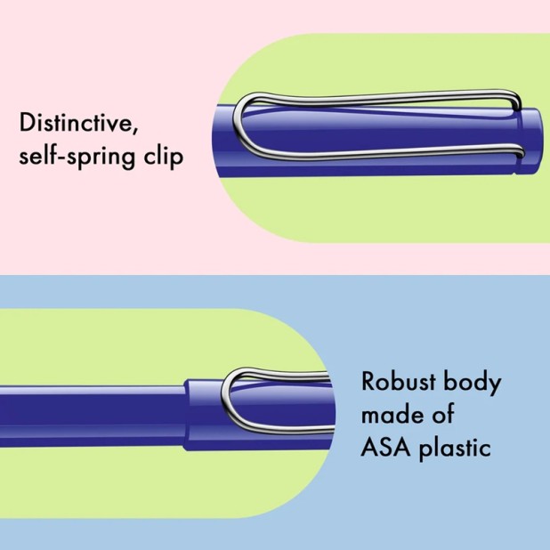 Lamy Safari Red Ink Cartridge Rollerball