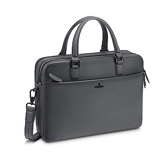 Lapis Bard Ducorium Chester Leather Graphite Briefcase