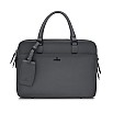 Lapis Bard Chester Leather Graphite Briefcase