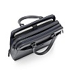 Lapis Bard Chester Leather Graphite Briefcase