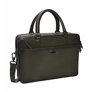 Lapis Bard Ducorium Chester Leather Olive Briefcase