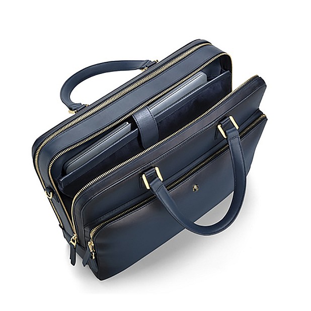 Lapis Bard Ducorium Dorchester Leather Blue Briefcase