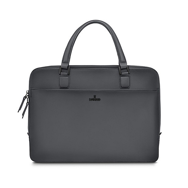 Lapis Bard Ducorium Spencer Leather Graphite Briefcase