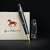 Stylo plume Leonardo Cavalluccio Rosso Panta Rei Blue Sand GT