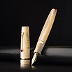 Stylo plume Leonardo Cavalluccio Rosso Panta Rei en nacre ivoire GT
