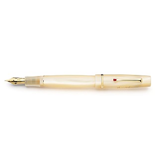 Leonardo Cavalluccio Rosso Panta Rei Ivory Mother-of-Pearl GT Stylo plume