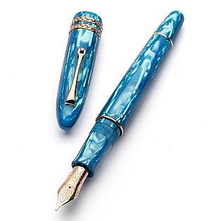Leonardo Cigar LeonArco Mediterranean Clear Blue Authentic Celluloid RGT Vulpen