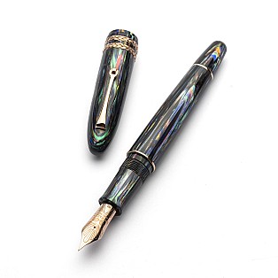 Leonardo Cigar LeonArco Mother of Pearl Authentic Celluloid RGT Fountain pen