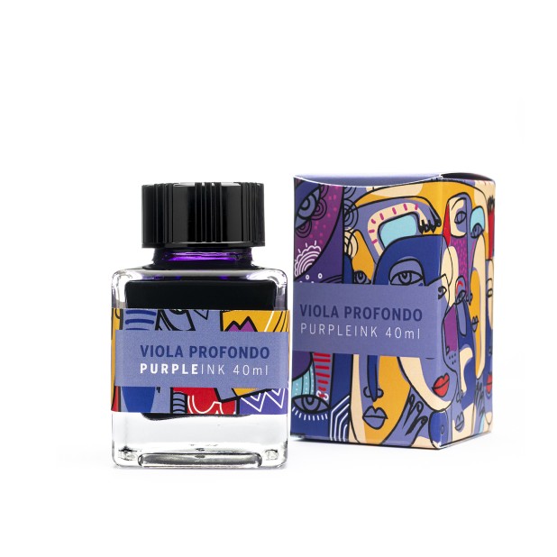 Leonardo Deep Purple Unique Ink - Ink Bottle