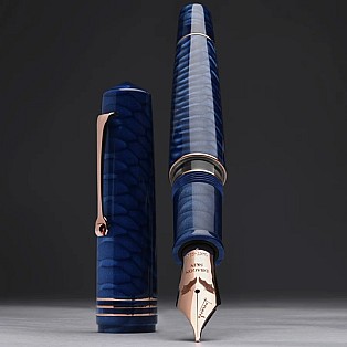 Leonardo Momento Zero Grande 2.0 Juma Dragon Skin Blue RGT Füllfederhalter