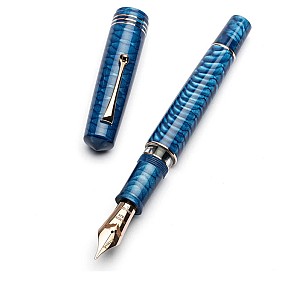 Leonardo Momento Zero Grande 2.0 Juma Dragon Skin Blue RGT Fountain pen