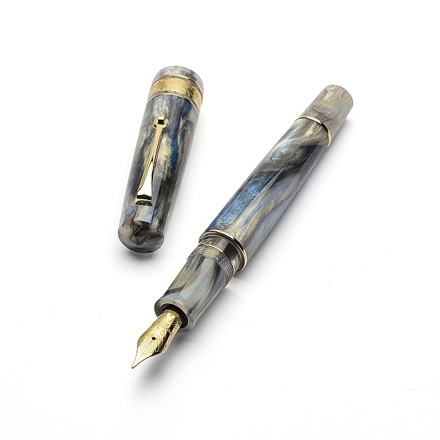 Leonardo Momento Zero Grande 2.0 The Power of Flower Orchidea Blue GT Fountain pen