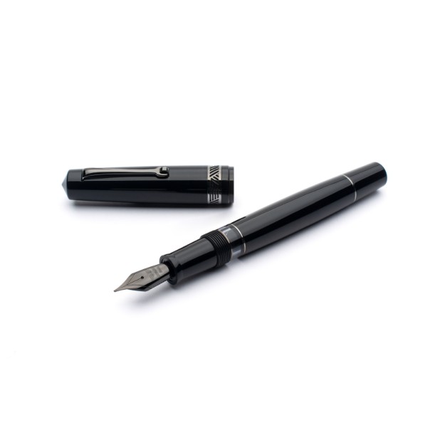 Leonardo Momento Magico Glossy Black Anima Nera RT Stylo Plume