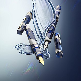Leonardo Momento Magico Onda Blue GT Fountain pen