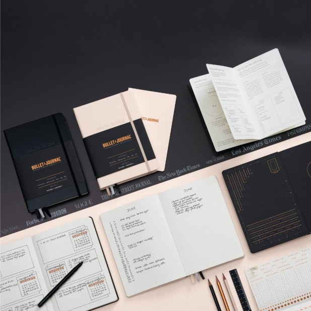 Leuchtturm1917 Bullet Journal Edition 2 Black Notebook Medium A5