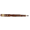 Magna Carta Mag 500 Brown Ripple Ebonite GT Pluma Estilográfica
