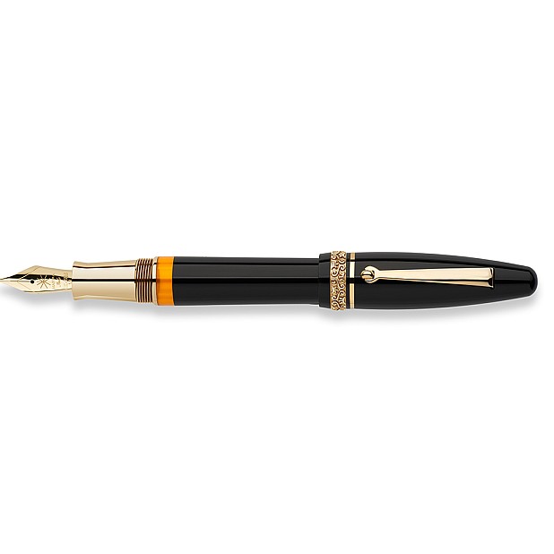 Maiora Ogiva Golden Age Black GT Fountain pen Caneta de Tinta Permanente