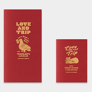 Traveler's Company Vulling Regular Love and Trip LE  Notitieboek