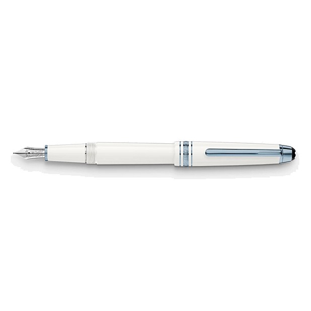 Montblanc Meisterstück Glacier Classique White Plumo Estilográfica  129399