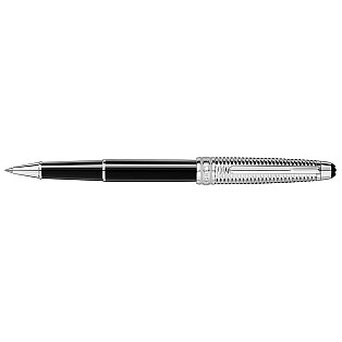 Montblanc Meisterstück Solitaire Doué Geometry Platinum Classique Rollerball